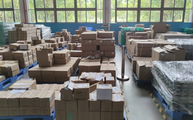 長期在庫が倉庫を圧迫している